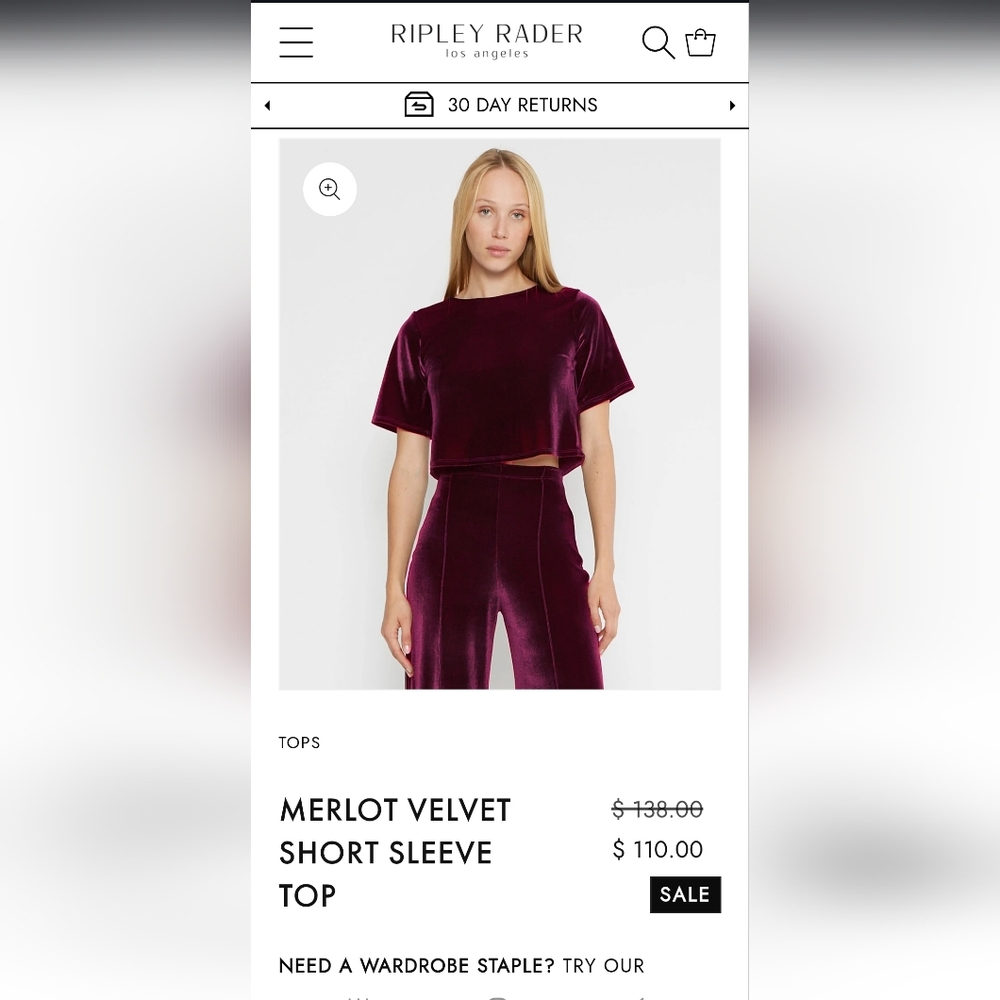 Ripley Rader Emerald Short Sleeve Top Size 1+ (L-XL) - Picture 8 of 8